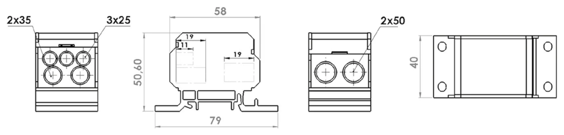 DB-2 - rysunek techniczny