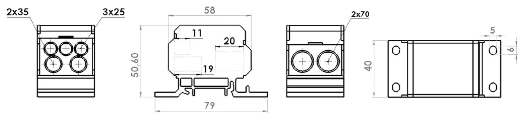DB-8 - rysunek techniczny