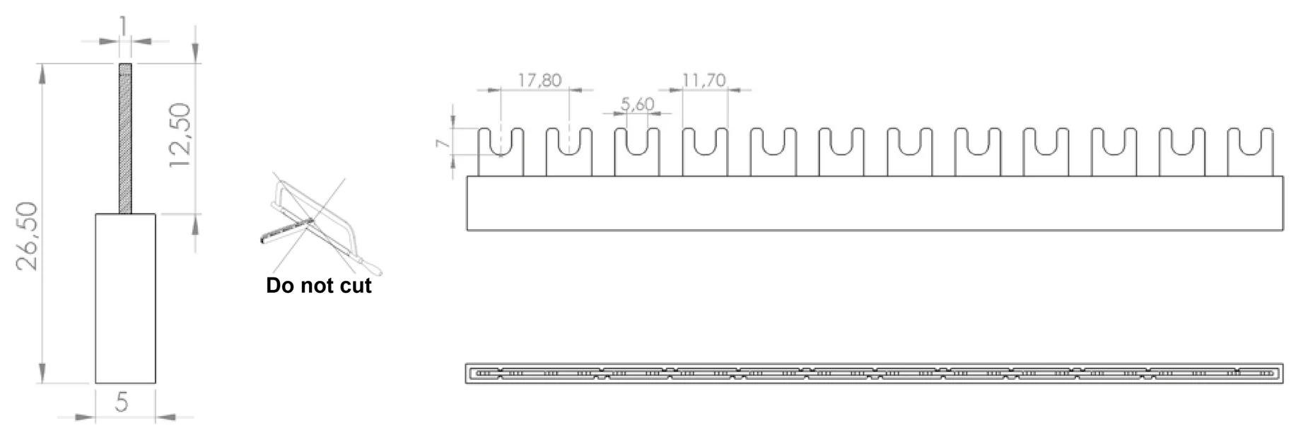 IZ10/1F/C - rysunek techniczny