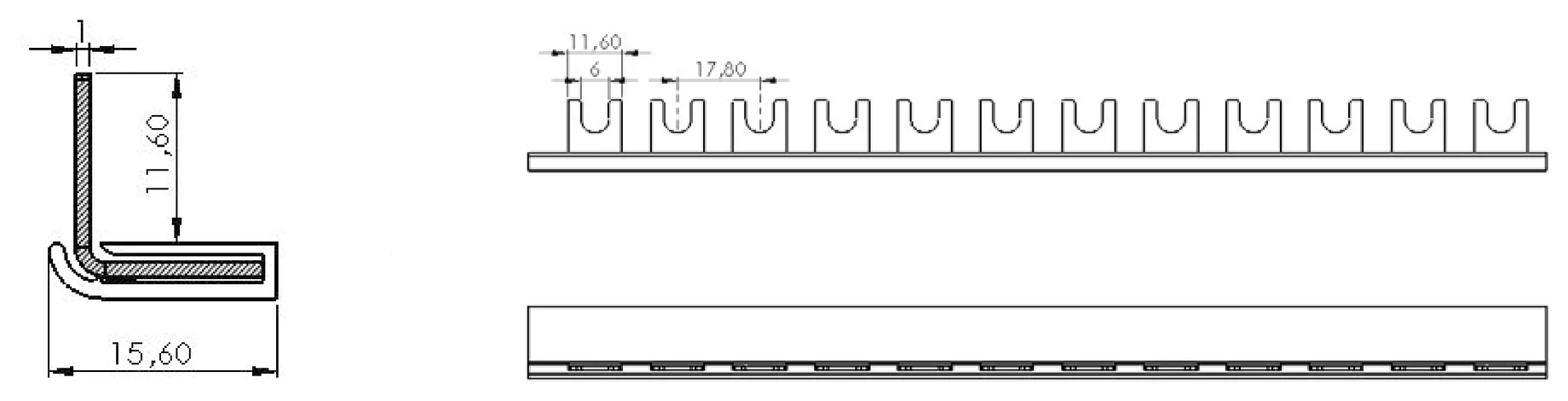 IZ10/1F/L - rysunek techniczny