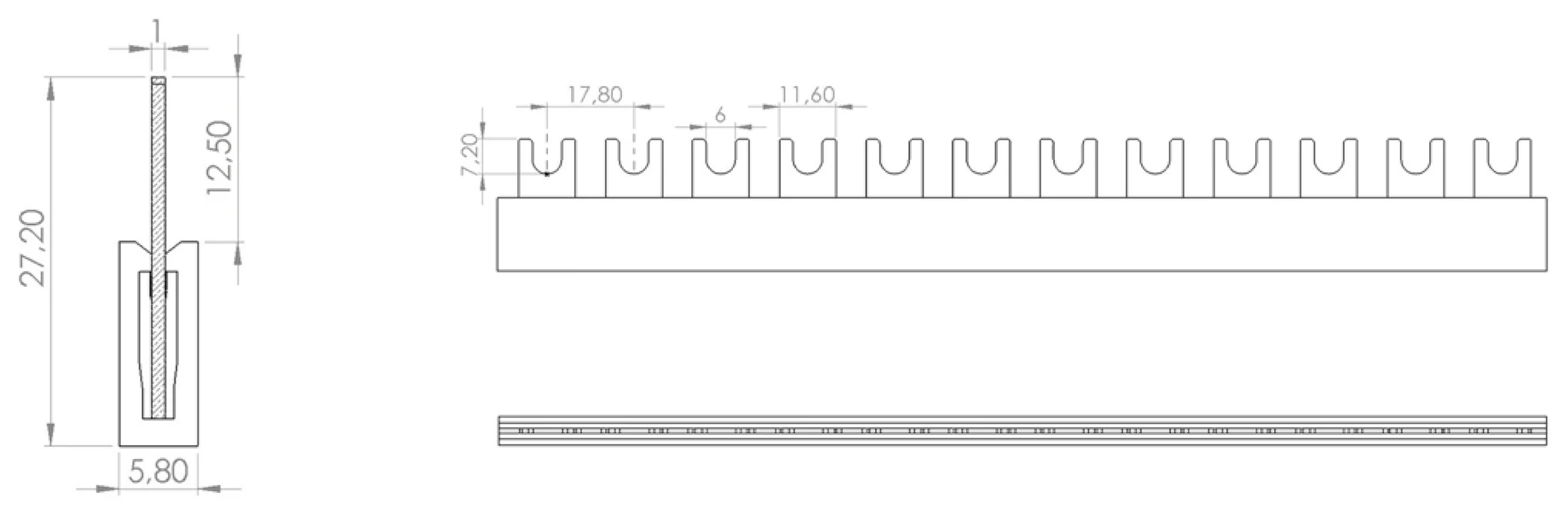 IZ10/1F - rysunek techniczny