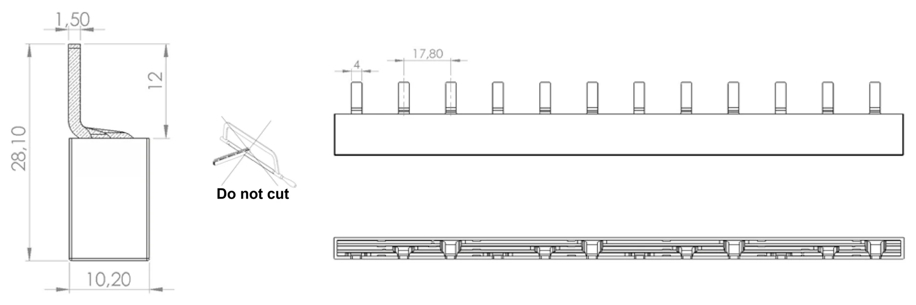 IZ10/3F/C - rysunek techniczny
