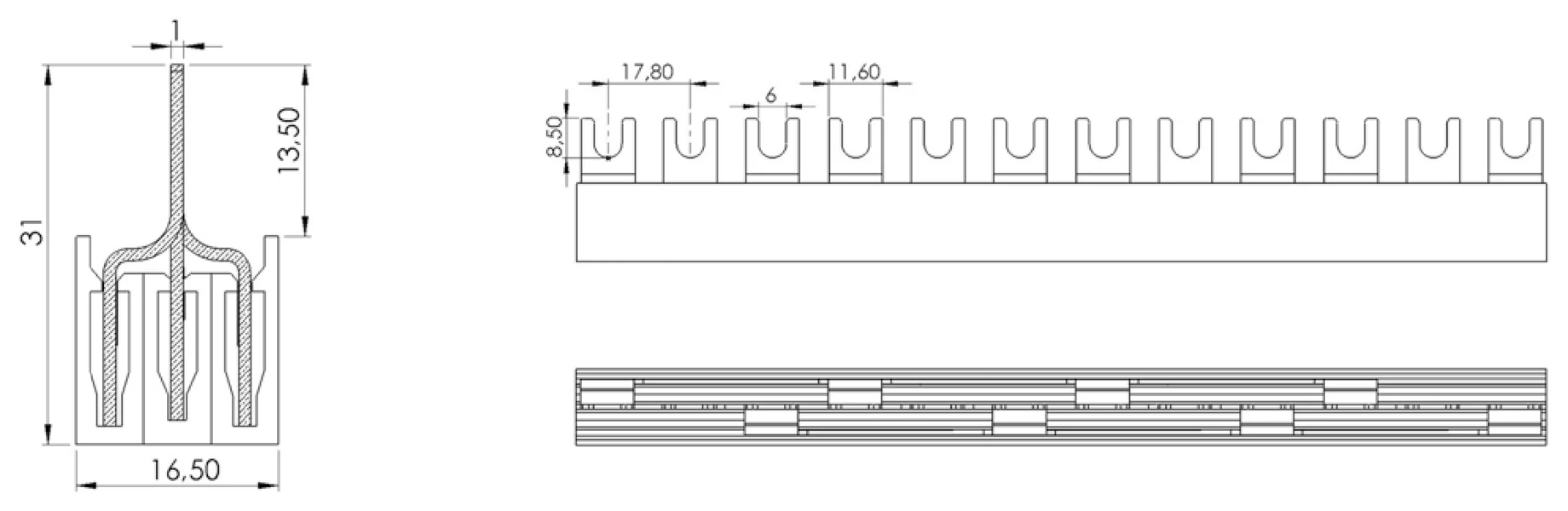 IZ10/3F/D - rysunek techniczny