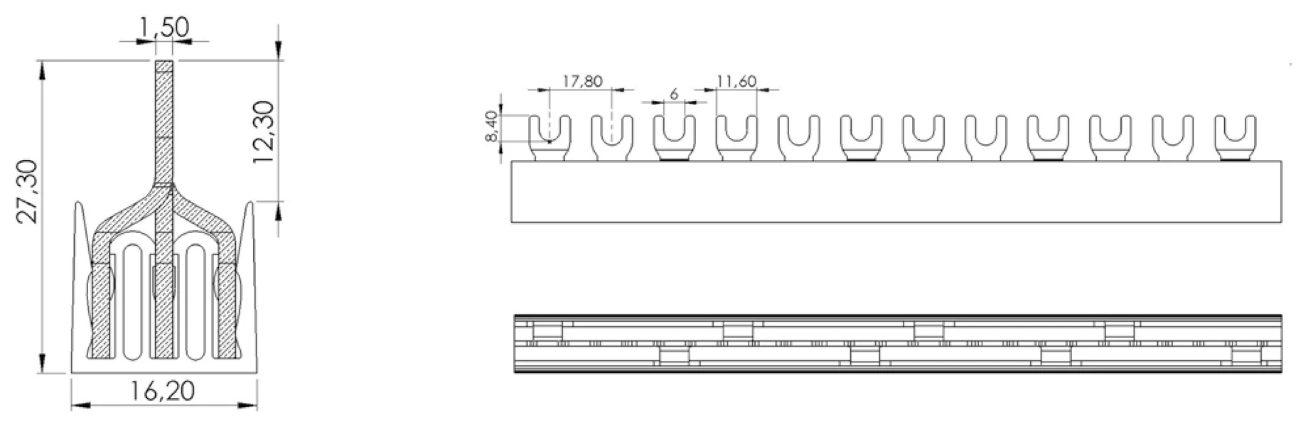 IZ12/3F - rysunek techniczny