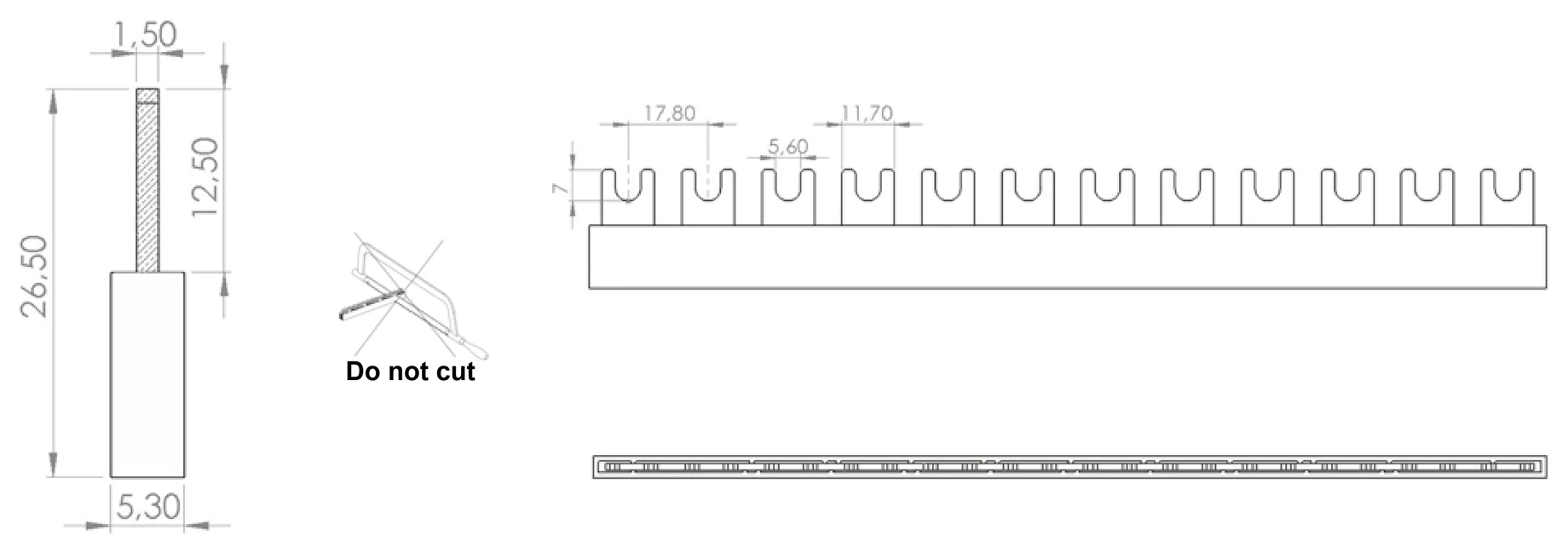 IZ16/1F/C - rysunek techniczny