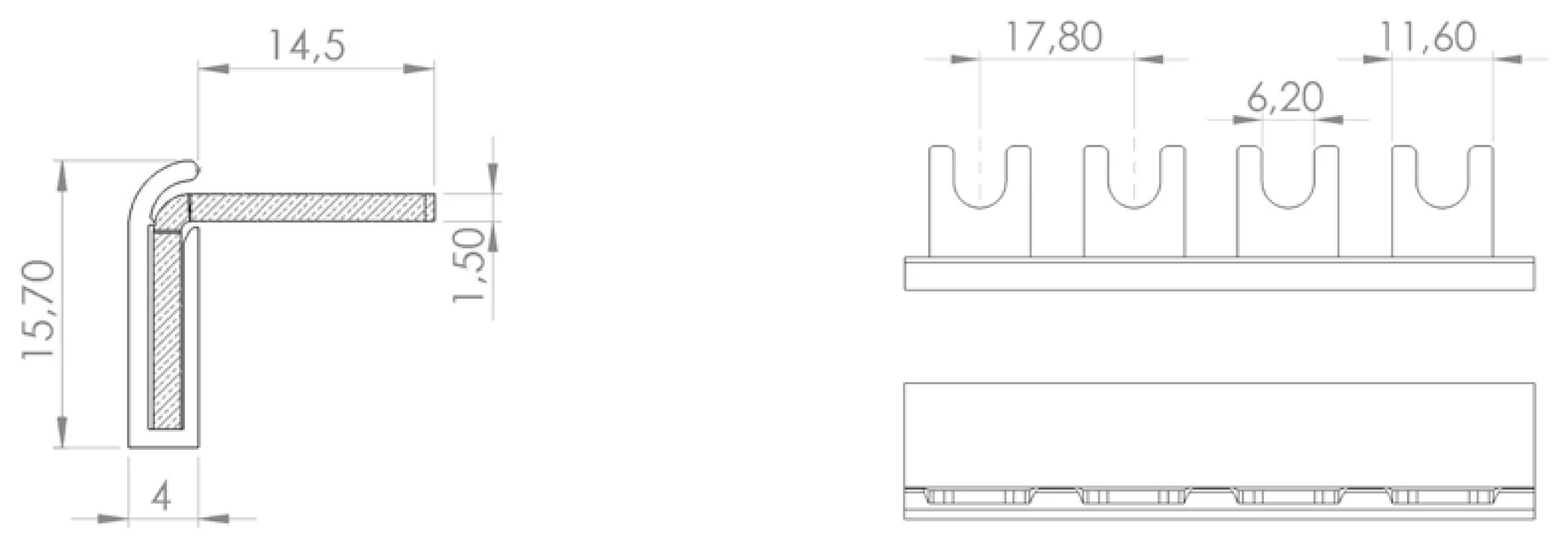 IZ16/1F/L6,2 - rysunek techniczny